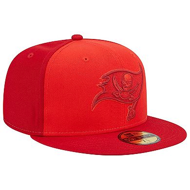 Men's New Era  Red Tampa Bay Buccaneers Tri-Tone 59FIFTY Fitted Hat