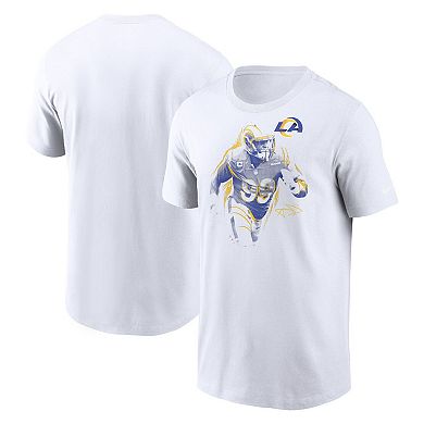 Men's Nike Aaron Donald White Los Angeles Rams Player Graphic T-Shirt