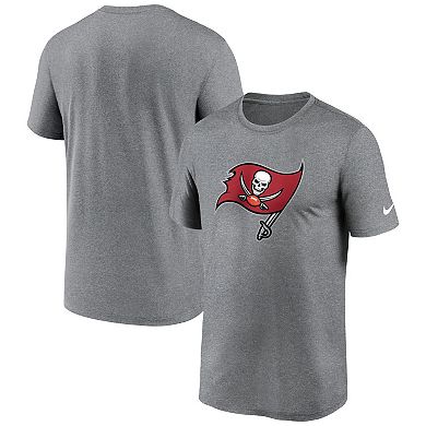 Men's Nike  Heather Charcoal Tampa Bay Buccaneers Legend Logo Performance T-Shirt