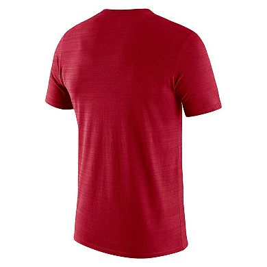 Men's Nike Cardinal Arkansas Razorbacks Team Issue Velocity Performance T-Shirt