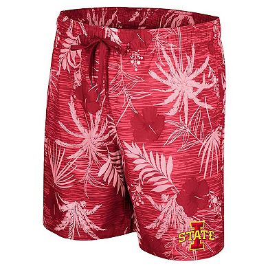 Men's Colosseum Cardinal Iowa State Cyclones What Else is New Swim Shorts
