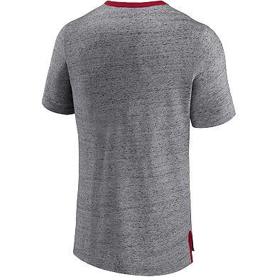 Men's Fanatics Branded Heathered Gray Oklahoma Sooners Personal Record T-Shirt