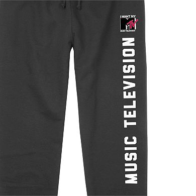 Juniors' MTV Music Television Logo Lightweight Joggers