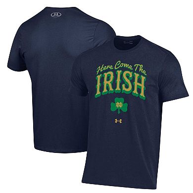 Men's Under Armour Navy Notre Dame Fighting Irish Here Come The Irish T-Shirt