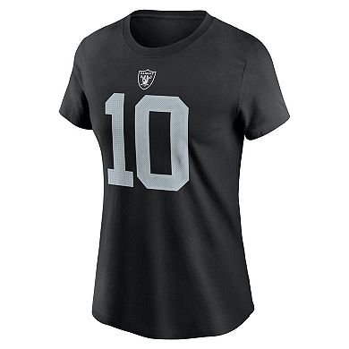 Women's Nike Jimmy Garoppolo Black Las Vegas Raiders Player Name & Number T-Shirt