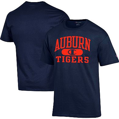 Men's Champion Navy Auburn Tigers Arch Pill T-Shirt