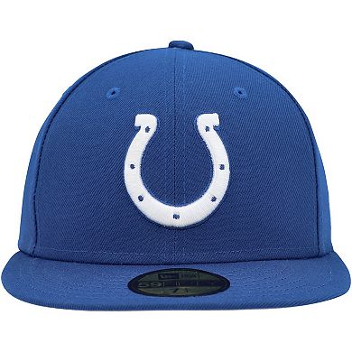 Men's New Era Royal Indianapolis Colts Team Basic 59FIFTY Fitted Hat
