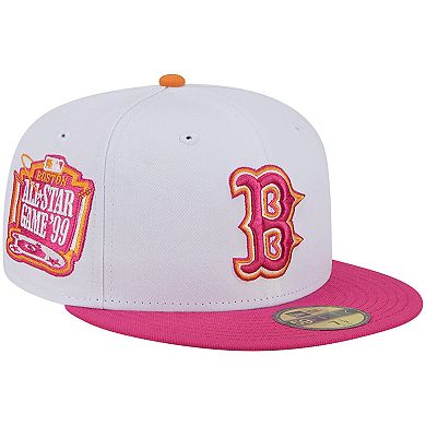 Men's New Era  White/Pink Boston Red Sox 1999 MLB All-Star Game 59FIFTY Fitted Hat