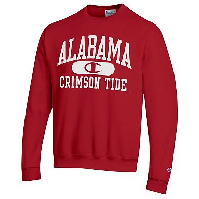 Men's Champion Crimson Alabama Crimson Tide Arch Pill Sweatshirt