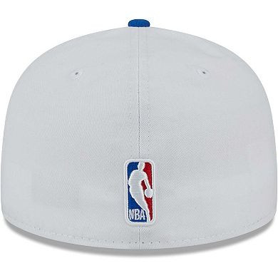 Men's New Era White/Red New York Knicks 59FIFTY Fitted Hat