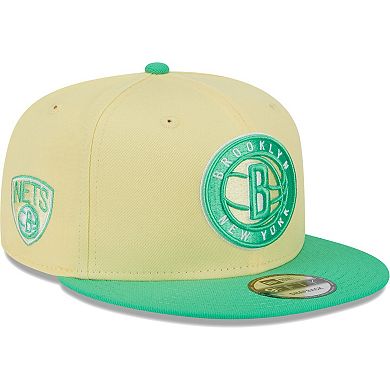 Men's New Era Yellow/Green Brooklyn Nets 9FIFTY Hat