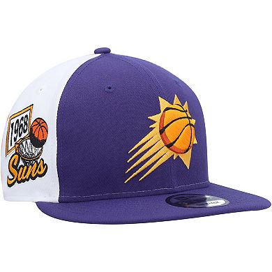 Men's New Era Purple Phoenix Suns Pop Panels 9FIFTY Snapback Hat