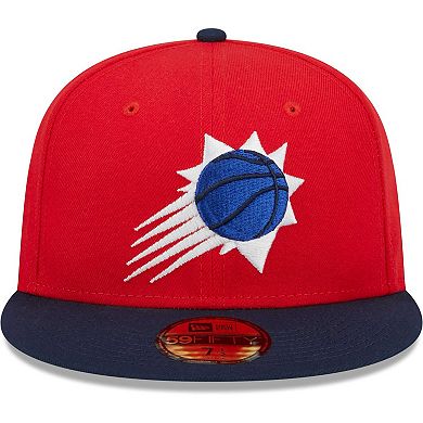 Men's New Era Red/Navy Phoenix Suns 59FIFTY Fitted Hat