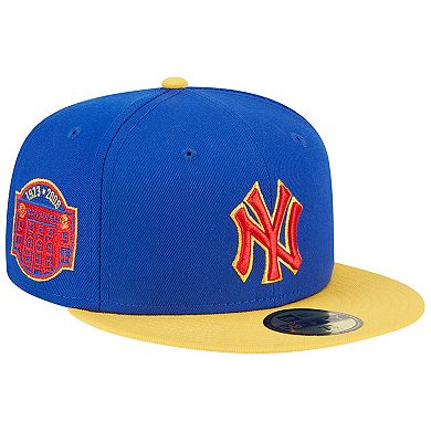 Men's New Era  Royal/Yellow New York Yankees Empire 59FIFTY Fitted Hat