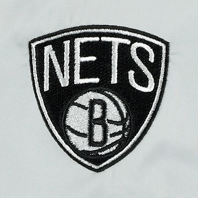 Men's Columbia Black Brooklyn Nets Big & Tall Flash Forward Challenger Omni-Shade Full-Zip Hoodie