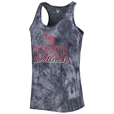 Women's Concepts Sport Charcoal Arizona Cardinals Billboard Scoop Neck Racerback Tank Top and Shorts Sleep Set