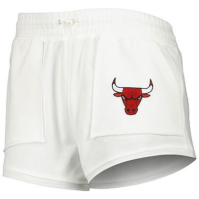 Women's Concepts Sport  White Chicago Bulls Sunray Shorts