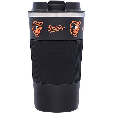 Baltimore Orioles 18oz Coffee Tumbler with Silicone Grip