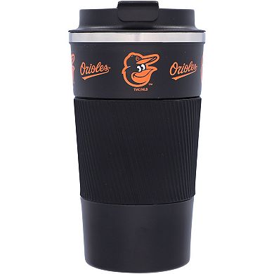 Baltimore Orioles 18oz Coffee Tumbler with Silicone Grip