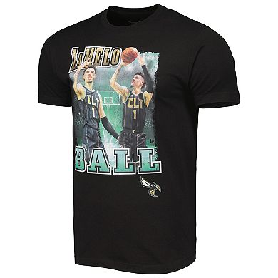 Unisex Stadium Essentials LaMelo Ball Black Charlotte Hornets City Edition Double Double Player T-Shirt