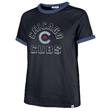 Women's '47  Navy Chicago Cubs City Connect Sweet Heat Peyton T-Shirt