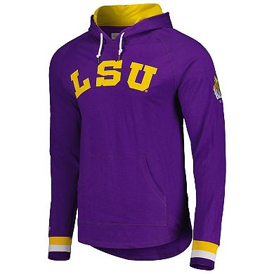 Men's Mitchell & Ness  Purple LSU Tigers Legendary Raglan Pullover Hoodie