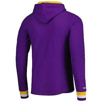 Men's Mitchell & Ness  Purple LSU Tigers Legendary Raglan Pullover Hoodie