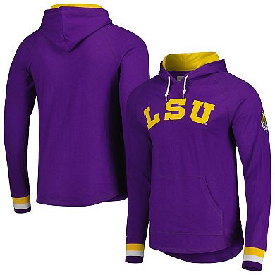 Men's Mitchell & Ness  Purple LSU Tigers Legendary Raglan Pullover Hoodie