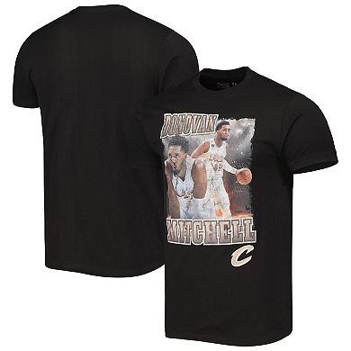Unisex Stadium Essentials Donovan Mitchell Black Cleveland Cavaliers City Edition Double Double Player T-Shirt