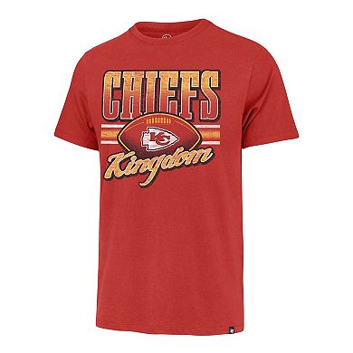 Men's '47 Red Kansas City Chiefs Chiefs Kingdom Regional Franklin T-Shirt