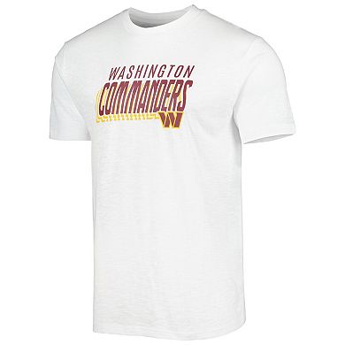 Men's Concepts Sport Charcoal/White Washington Commanders Downfield T-Shirt & Shorts Sleep Set