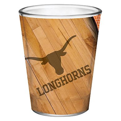 Texas Longhorns 2oz. Basketball Collector Shot Glass