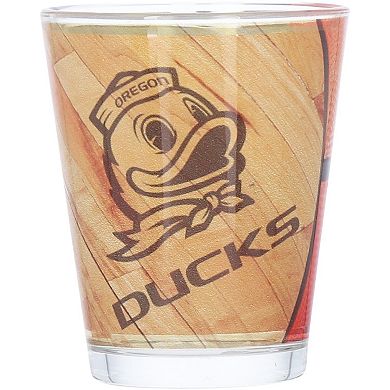Oregon Ducks 2oz. Basketball Collector Shot Glass
