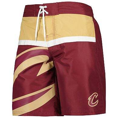 Men's G-III Sports by Carl Banks Wine Cleveland Cavaliers Sea Wind Swim Trunks