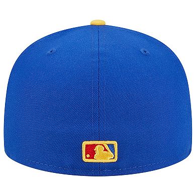 Men's New Era  Royal/Yellow Washington Nationals Empire 59FIFTY Fitted Hat