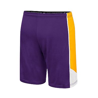 Men's Colosseum Purple ECU Pirates Haller Shorts