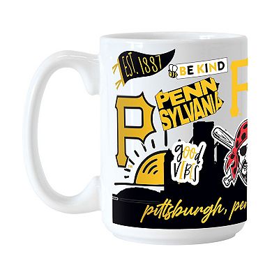 Pittsburgh Pirates 15oz. Native Ceramic Mug