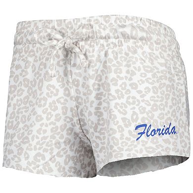 Women's Concepts Sport  Cream Florida Gators Montana T-Shirt & Shorts Sleep Set