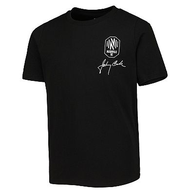 Youth Black Nashville SC Johnny Cash Come On T-Shirt
