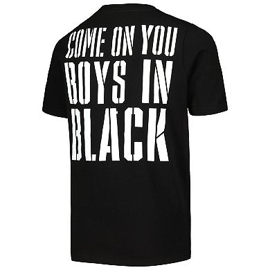 Youth Black Nashville SC Johnny Cash Come On T-Shirt