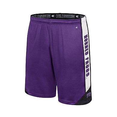 Men's Colosseum Purple TCU Horned Frogs Haller Shorts