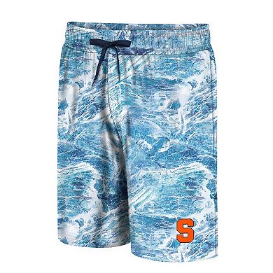 Men's Colosseum Blue Syracuse Orange Realtree Aspect Ohana Swim Shorts