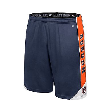 Men's Colosseum Navy Auburn Tigers Haller Shorts
