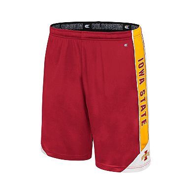 Men's Colosseum Cardinal Iowa State Cyclones Haller Shorts