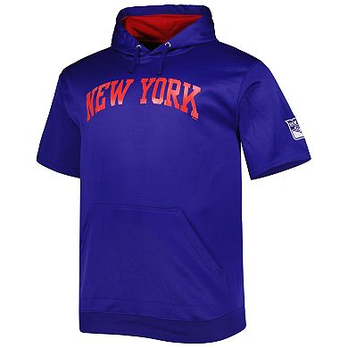 Men's Fanatics Branded Artemi Panarin Blue New York Rangers Big & Tall Name & Number Pullover Hoodie