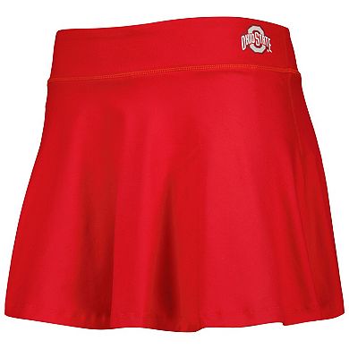 Women's ZooZatz Scarlet Ohio State Buckeyes Flowy Skort