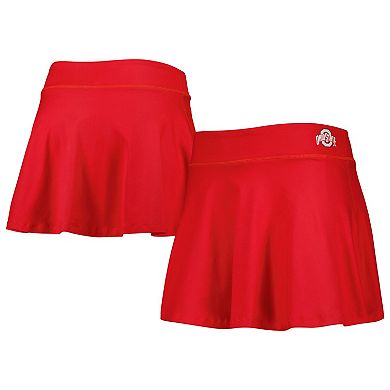 Women's ZooZatz Scarlet Ohio State Buckeyes Flowy Skort