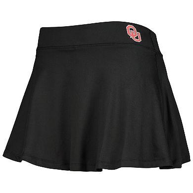 Women's ZooZatz Black Oklahoma Sooners Flowy Skort