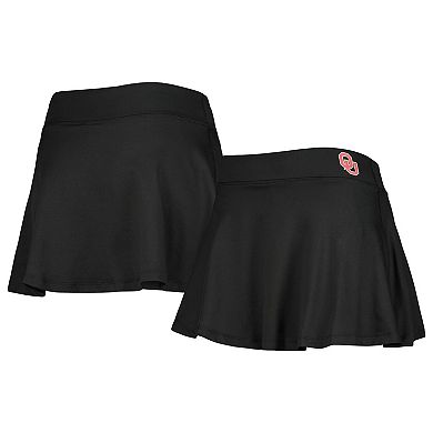 Women's ZooZatz Black Oklahoma Sooners Flowy Skort