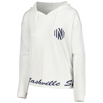 Women's Concepts Sport White Nashville SC Accord Hoodie Long Sleeve Top